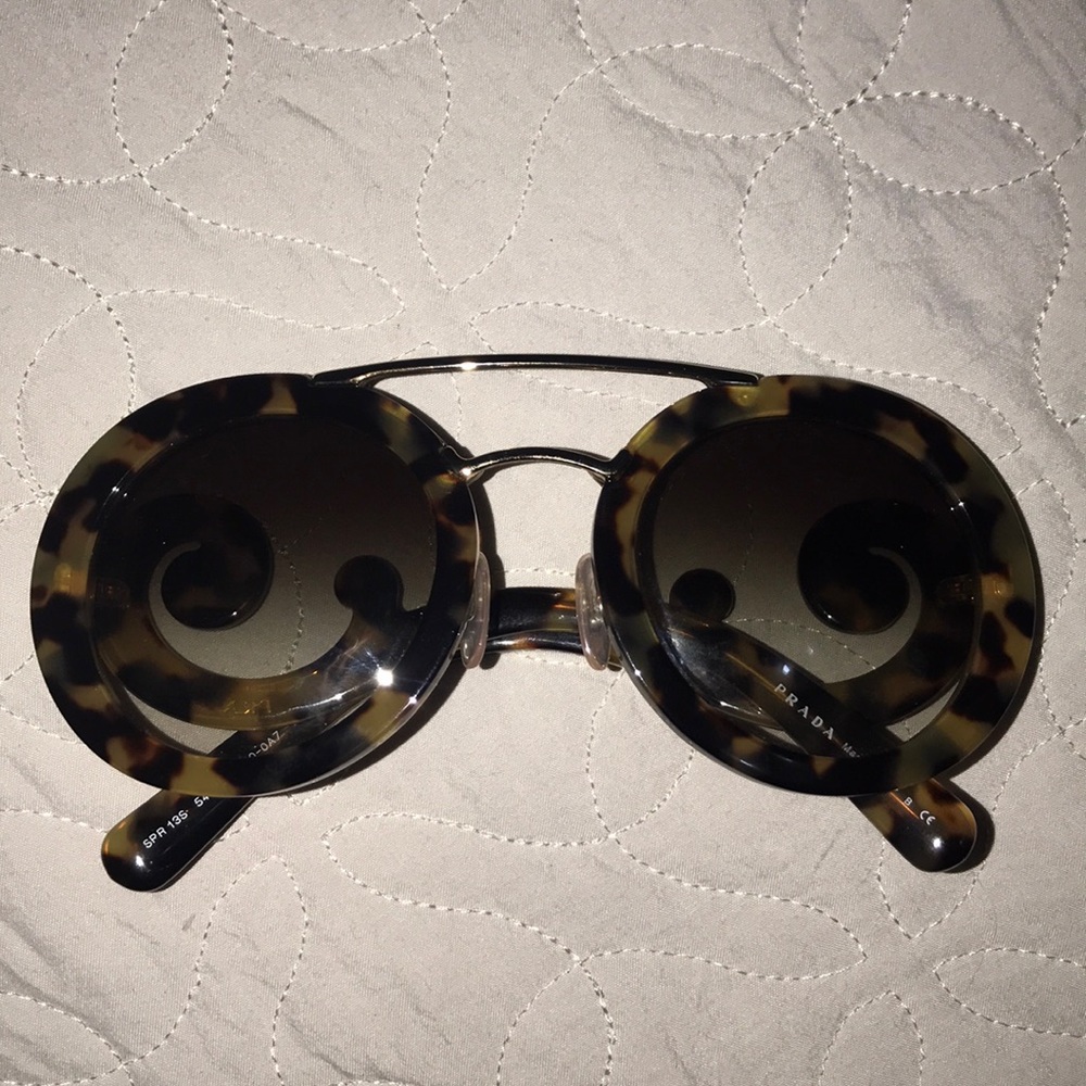 Prada tortoise sunglasses